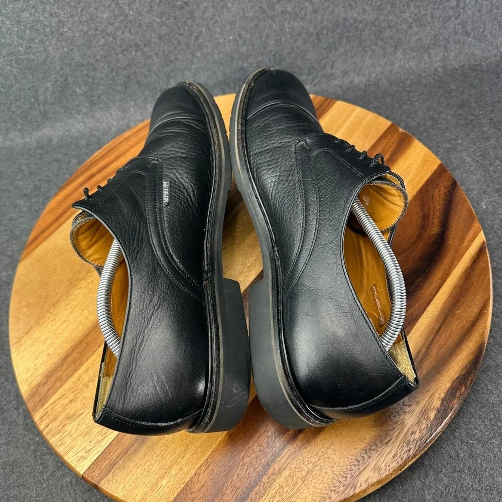 Mephisto Melchior Black Leather Cap Toe Oxford Air Relax Dress Shoes Mens 12